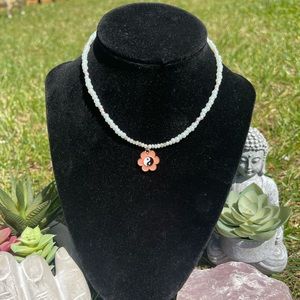 ☯️ yin and yang flower necklace with adjustable back☯️❤️‍🔥